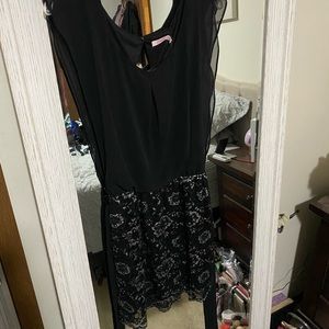 Candies Form fitting black dress